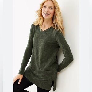 J Jill Slub Tunic Top